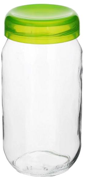 Банка с крышкой Linea 1 л зеленый Renga