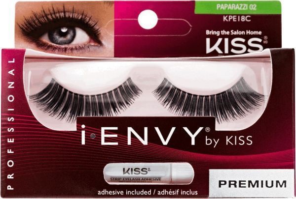 Накладные ресницы Kiss Роскошь (KPE18С) клей KPE18C 