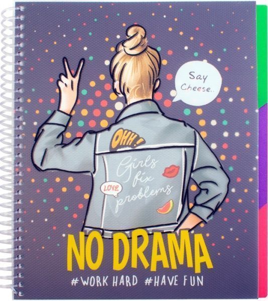 Блокнот Selfie:No Drama B5 120 листов O20850-02 Optima