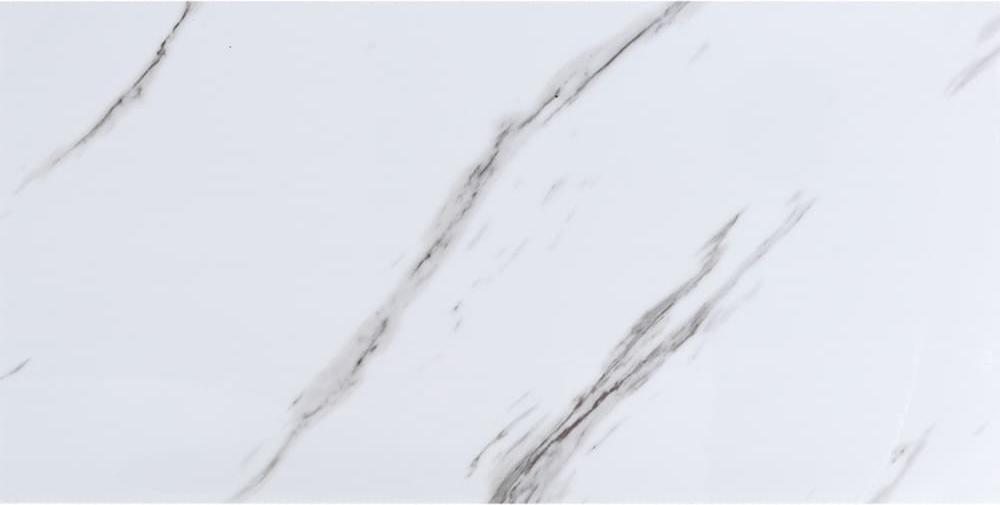 Плитка виниловая самоклеящаяся Sticker Wall белый мрамор 600х300х1,5 мм (СВП 111)