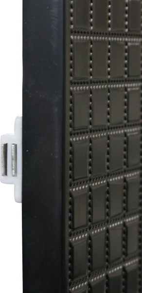 Напольное зеркало с секцией для хранения аксессуаров PS160-A4014 360x1230 мм черный 