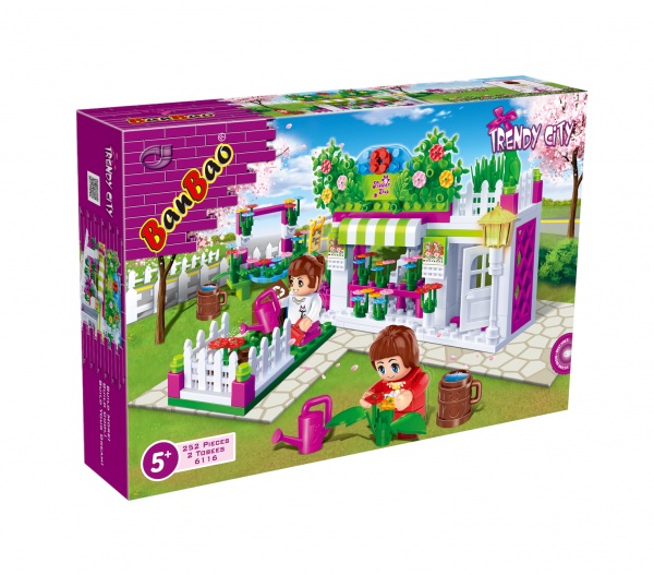 Конструктор BanBao trendy city фургон з їжею 6116