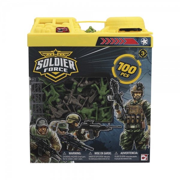 Игровой набор Chap Mei Soldier Force Bucket Кейс 100 Эл (545032) 