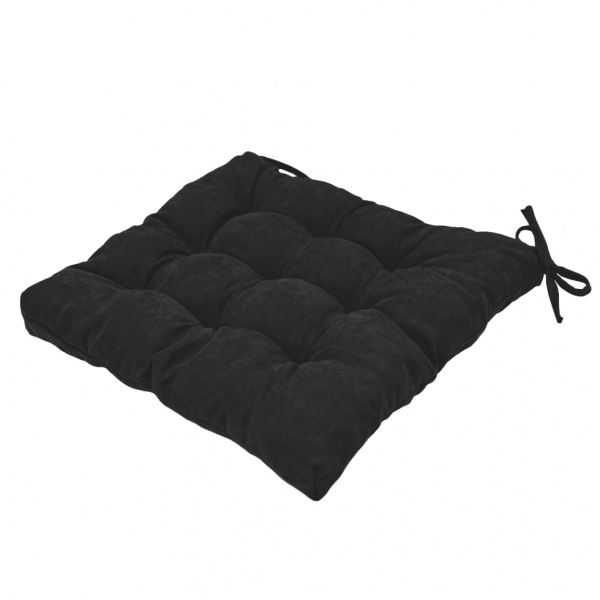 Подушка на стул BONA 40х40 черный La Nuit