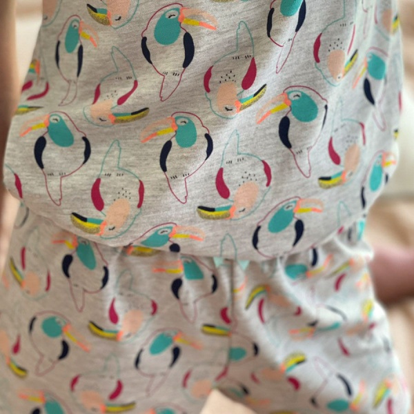 Костюм для дівчаток Blanka Тукани р.134 сірий 12662 