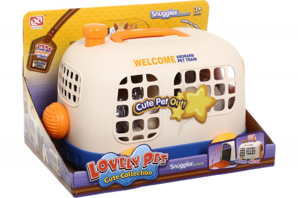 Игровой набор Xin Le Tong Pick me собачка в корзине 4 аксессуара MC231207