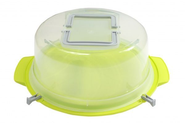 Тортовница с ручками Китченмикс HDR d36 см (арт 202_салатовая) Heidrun