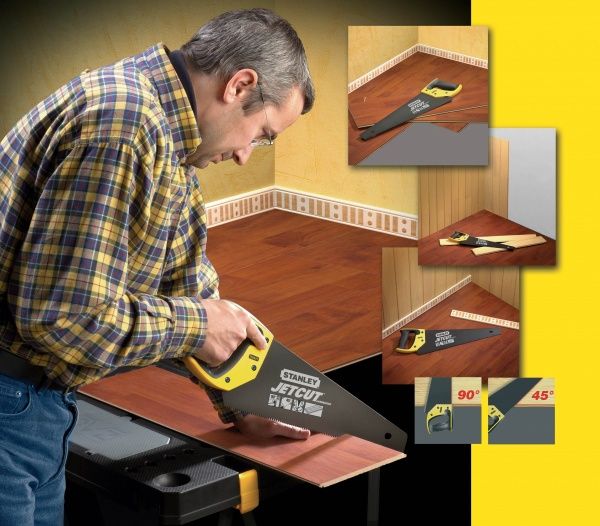 Пила по дереву 450 мм Stanley JET-CUT LAMINATOR 2-20-180