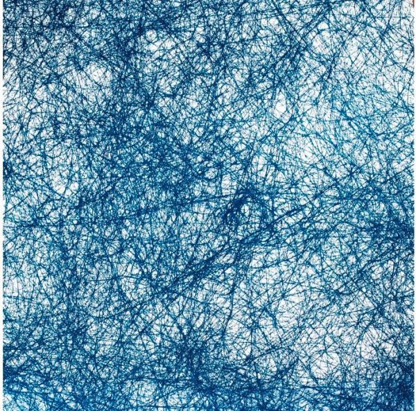 Флизелин MX61836 20х30 см синий