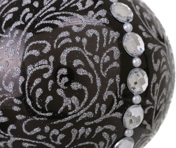 Шар новогодний Элит d 100 мм в ассортименте