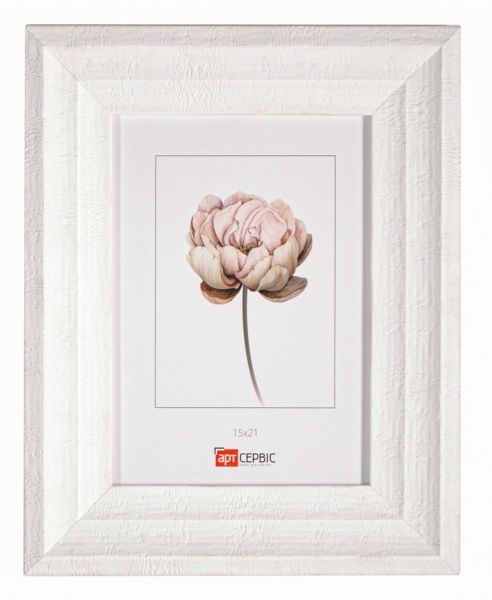 Рамка для фото Арт-Сервіс ЭА-01681 15x21 см белый/белый 