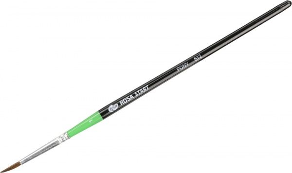 Кисть Пони круглая, 612 № 1 Rosa Start 