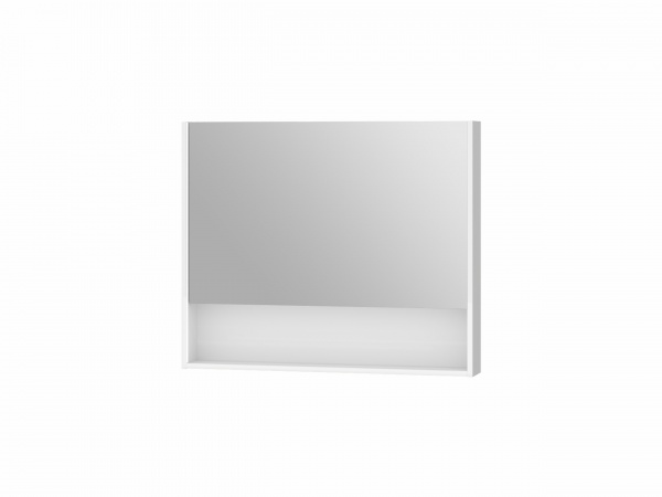 Зеркальный шкаф ЮВЕНТА Queen- 90 белый 