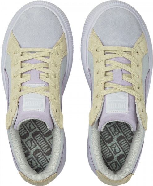 Кроссовки Puma Suede Mayu Raw Wns 38311401 р.UK 6,5 серо-желтый