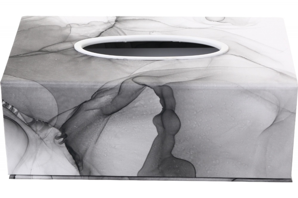 Серветниця декоративна Luna сірий мармур (202х108х75)