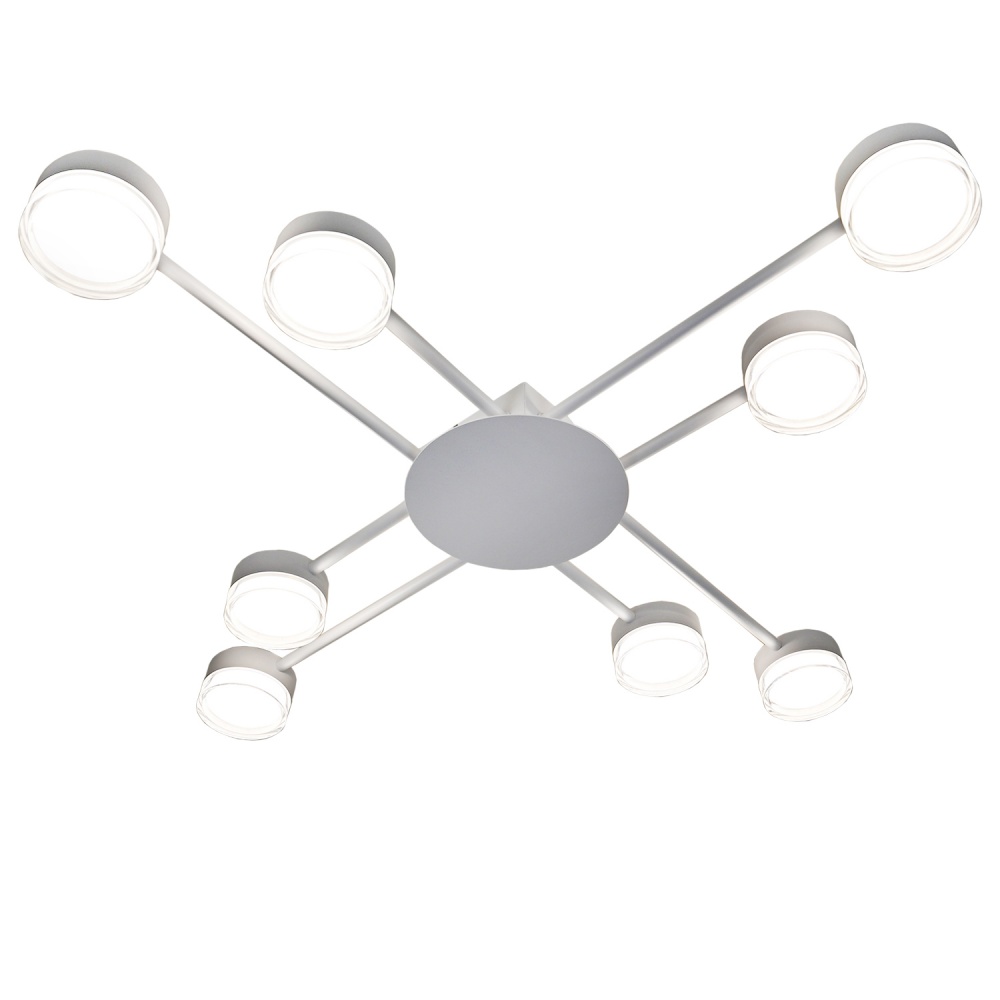 Люстра потолочная Victoria Lighting 8x12 Вт GX53 белый Advice/PL8 white