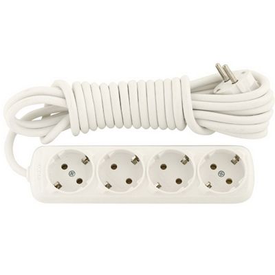 Удлинитель Viko Leylak 0045 4 гнезда 5 м