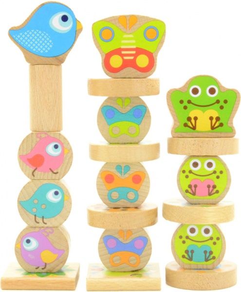 Игрушка деревянная Lucy&Leo Балансир Маленькие друзья LL198