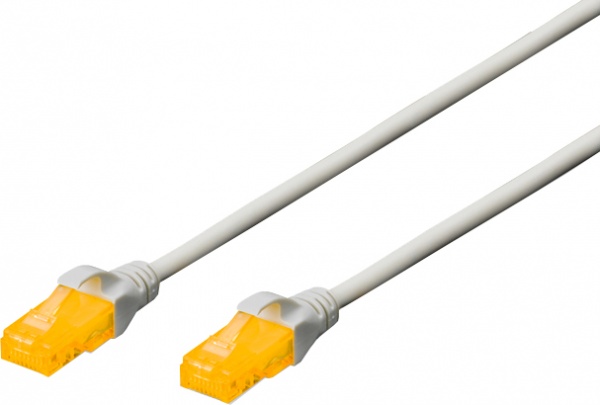 Патч-корд Digitus U/UTP Cat.6A (DK-1613-A-005) 0,5 м сірий 