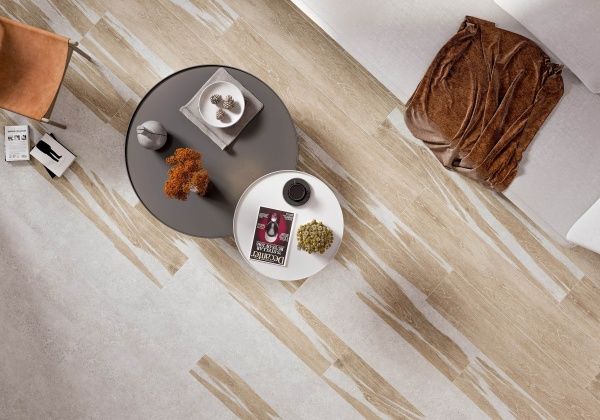 Плитка Golden Tile Sintonia Wood бежевий 9SБП20 19,8x119,8 