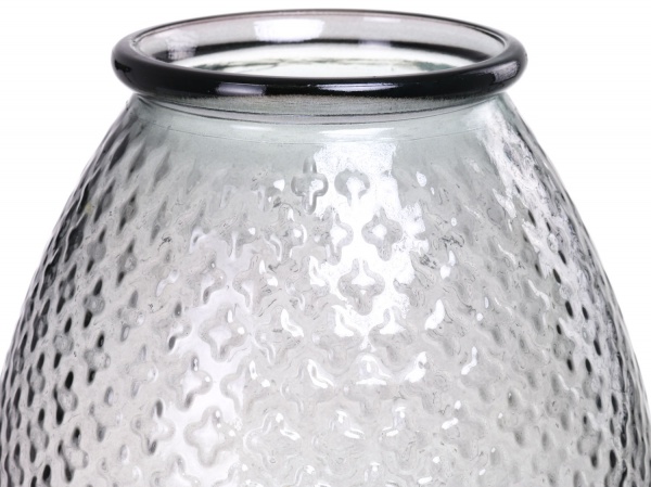 Ваза скляна темно-сірий TREBOL San Miguel