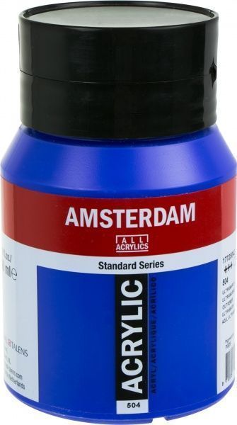 Краска акриловая (504) Ультрамарин 500 мл Amsterdam Standart Royal Talens