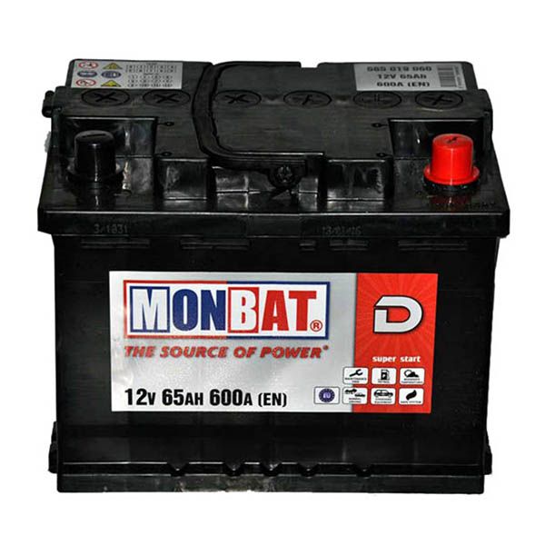 Акумулятор Monbat SMF 65 Аг 600 А Євро