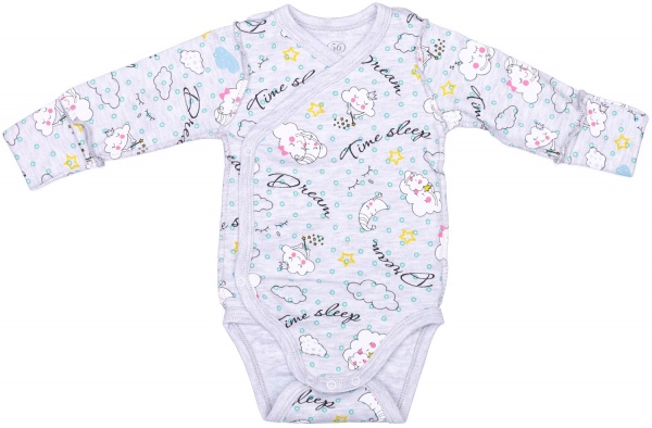 Комбинезон унисекс Фламинго р.62 меланж 433-005 