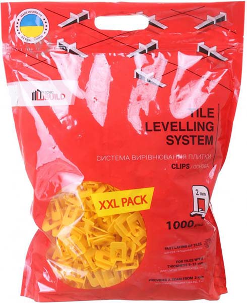 Система выравнивания плитки TecnicBuild 2 мм 1000 шт./уп