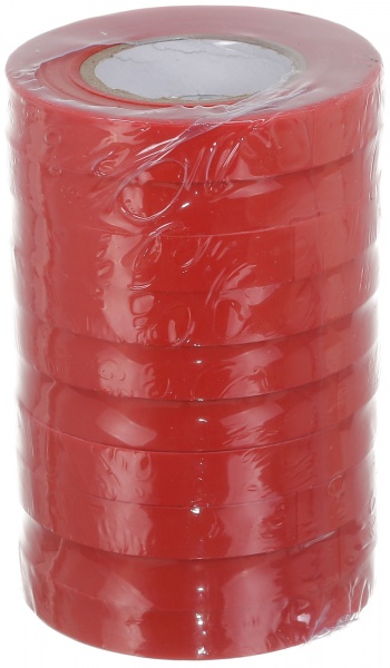 Лента для подвязки растений красная 10 шт.