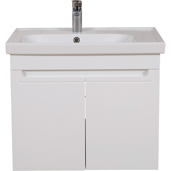 Тумба подвесная Aqua Rodos Омега з умивальником Frame 70 см белая АР000040333