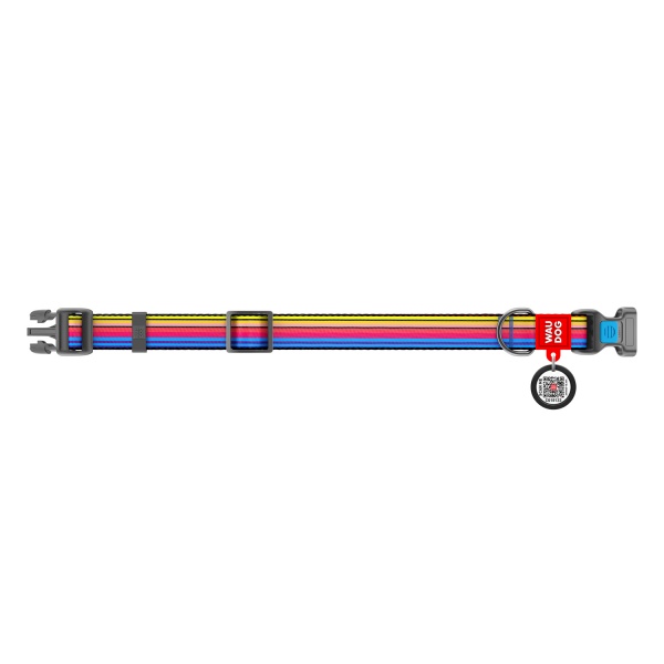Нашийник Waudog Nylon Лінія 1 25 мм Д 35-58 см