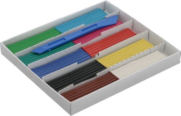 Пластилин 10 цветов со стекой Фламинго