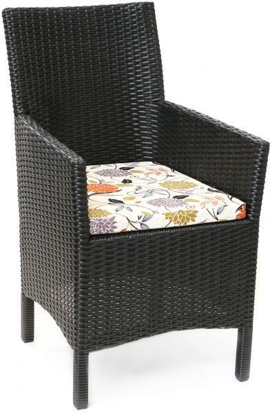 Кресло квадратное 52х50х92 см 8564 черный 