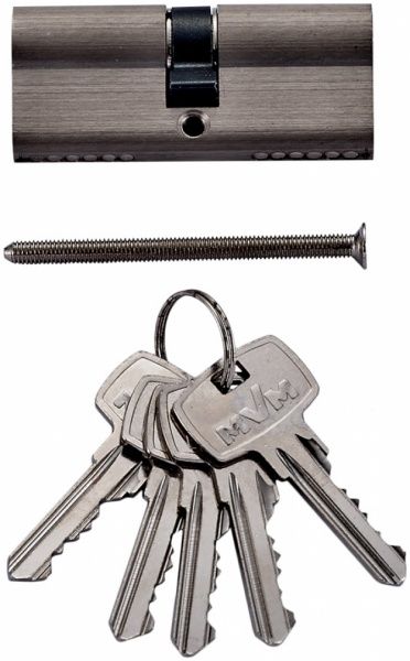 Цилиндр MVM Р6Е 35x35 ключ-ключ 70 мм старая бронза