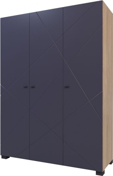 Шафа для одягу Санті Меблі Х-Скаут Х-27 графіт мат / дуб славонія 