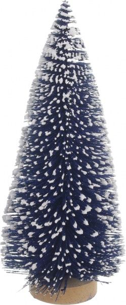 Ялинка декоративна синього кольору, 25 см
