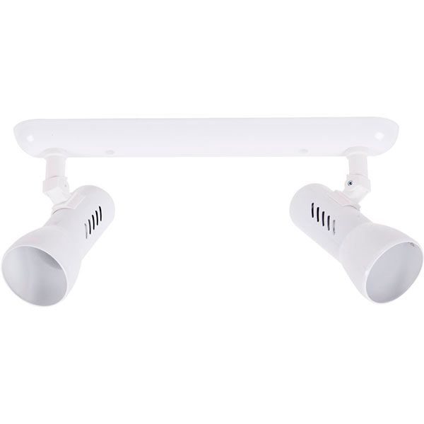 Спот Brilliant Minor E27 2x5 Вт білий