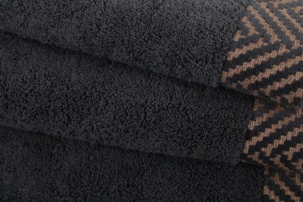 Полотенце 50x90 см темно-серый Arrows 