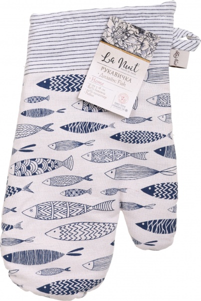 Рукавиця рибки 18x31 см сірий La Nuit 