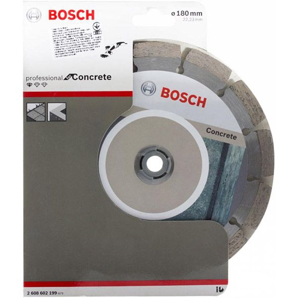 Диск алмазний відрізний Bosch BPE  180x1,6x22,2 бетон 2608602199