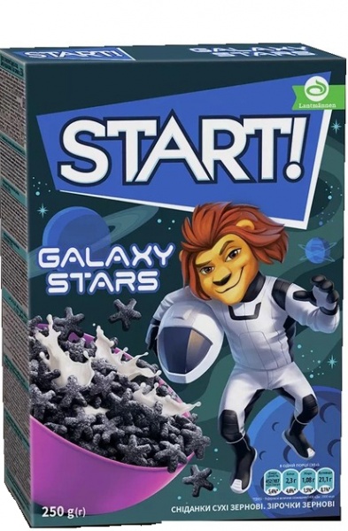 Сніданки готові START зернові Зірочки к/у 250 г 