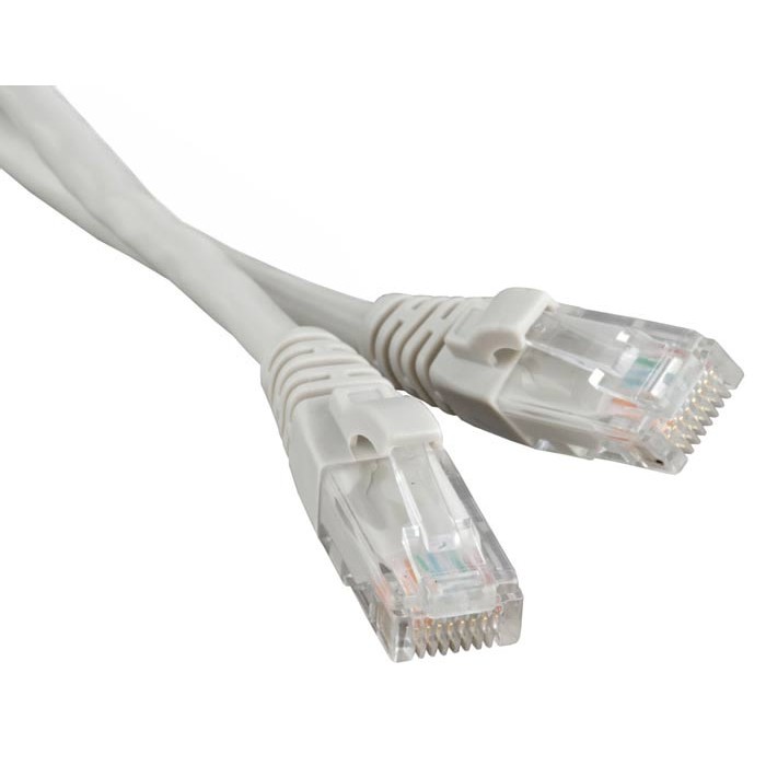 Патч-корд ЕМТ UTP RJ-45 cat.5e 20 м серый
