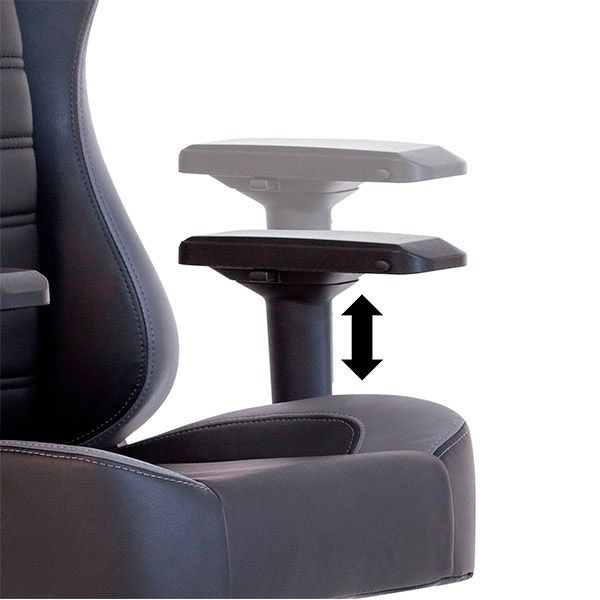 Кресло Hexter XL R4D MPD MB70 Eco/01 черно-серое