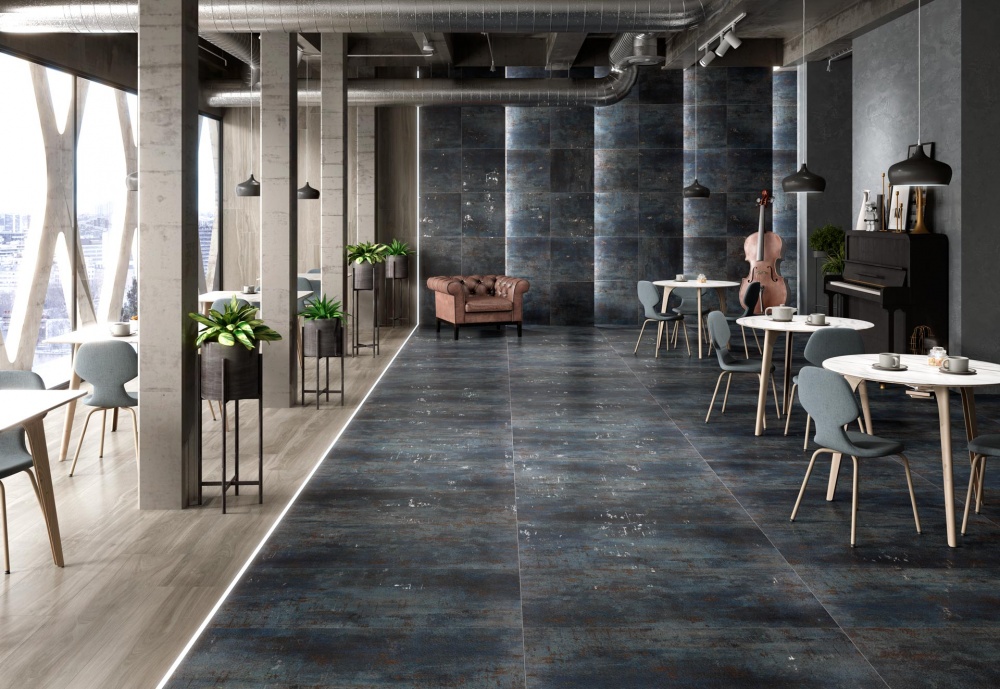 Плитка TAU Ceramica Metal ferrum royalblue 60х60 см