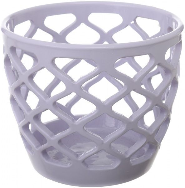 Горщик керамічний Ceramika-design ВК-20 ажур круглий 2л капучино 