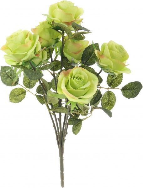 Букет троянд 7 квіток зелений