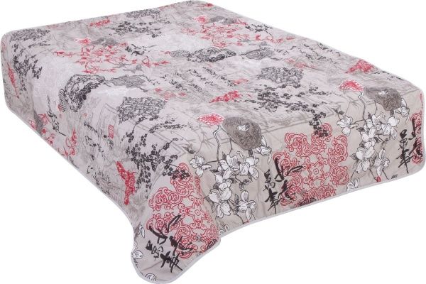 Покривало стьобане Печворк 3877 140x215 см бежевий 