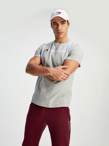 Футболка Tommy Hilfiger CHEST LOGO TOP S20S200484-P6S M сірий