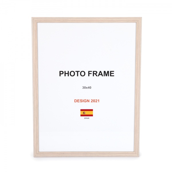 Рамка для фото 1 фото 30х40 см бежевый 